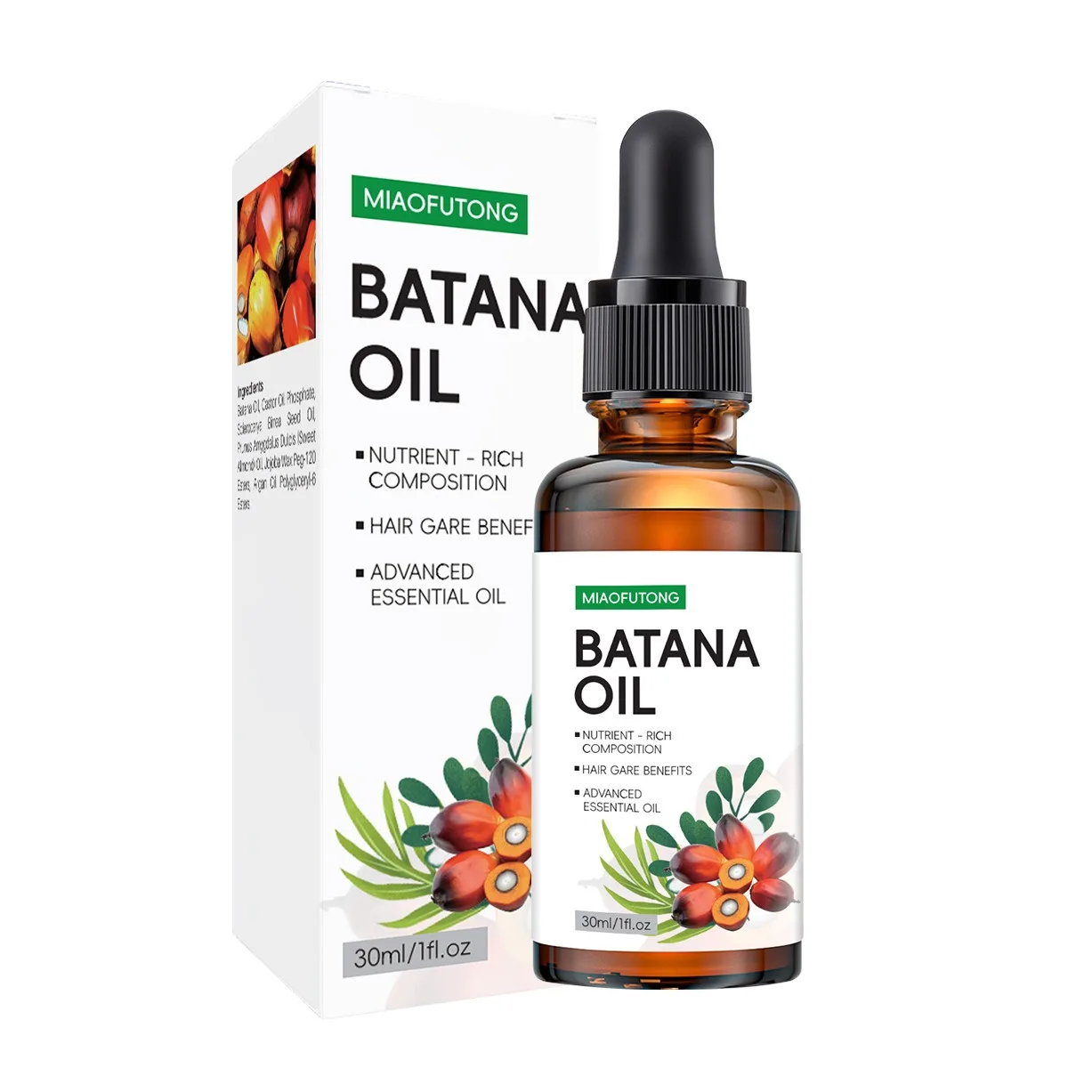 Customized Hot-selling Batana Oil Hair Care Essential Oil for Thickening and Repairing Dry Hair Essence