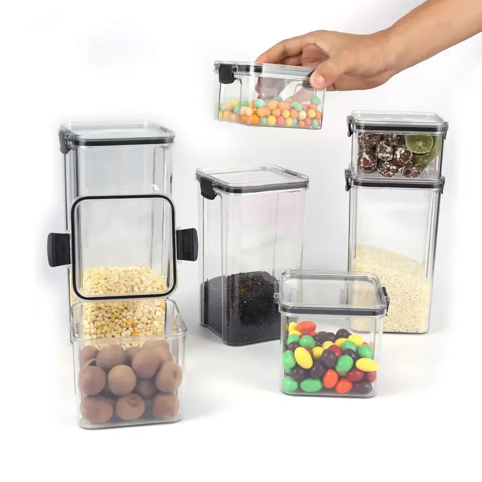 Plastic Airtight Food Storage Containers With Lids Energy Rice Food Storage Container Set Extra Large Food Kitchen Storage