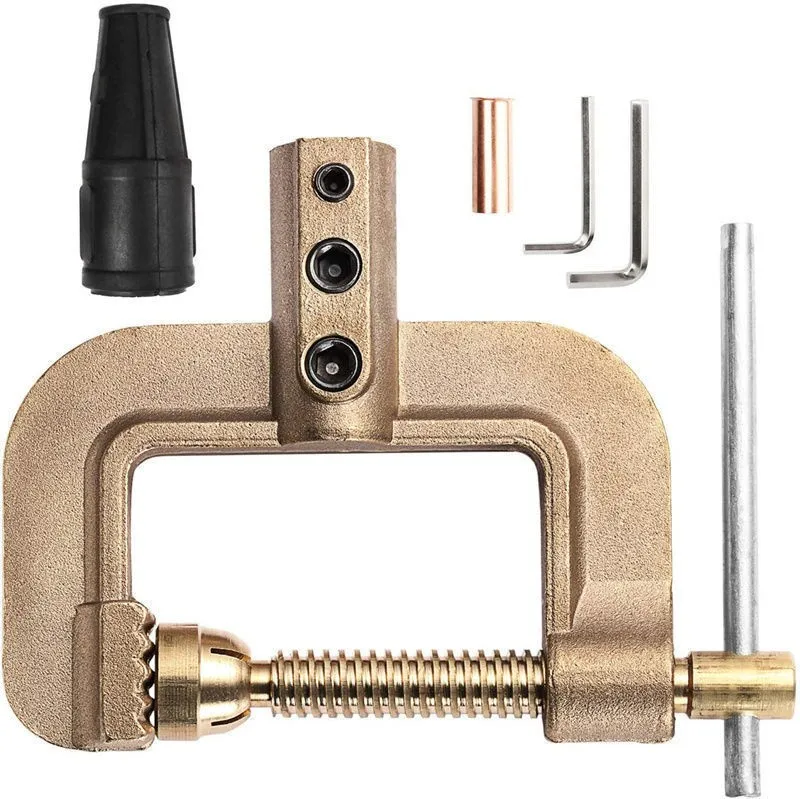 Welding Spare Parts G Type Clamp  Ground Welding Earth Clamp With Rubber Handle