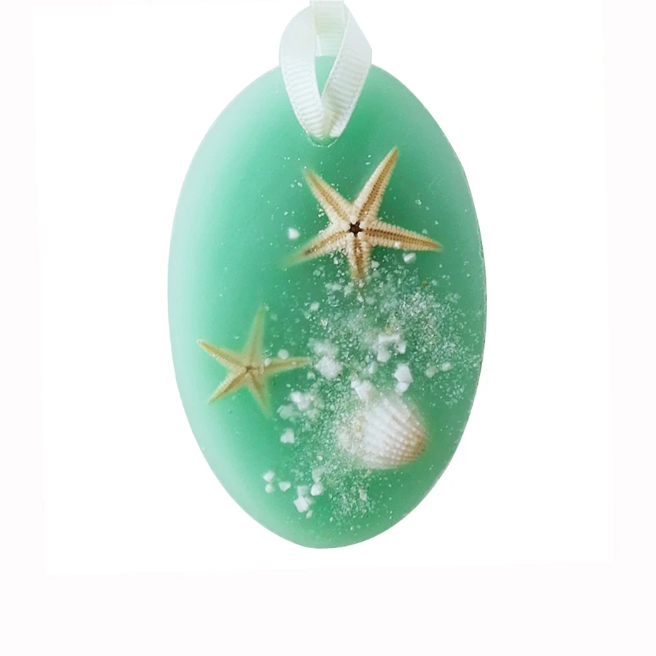 Colored Wardrobe Fragrance Wax Sachet With Seashell