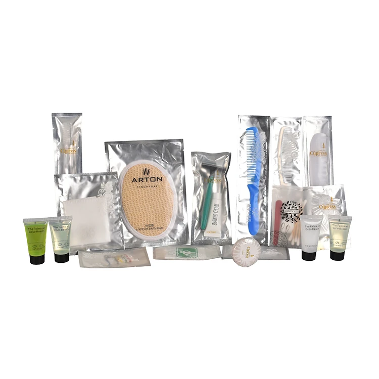 2024 new product customizable logo toiletry amenities set for hotel bathroom