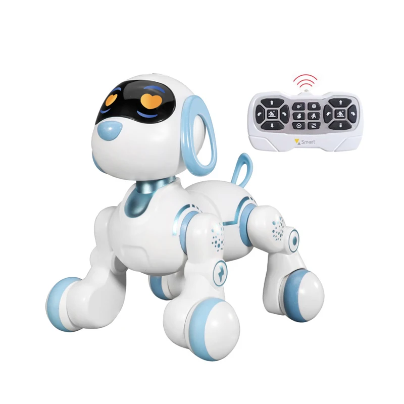 Programming dancing smart rc remote control intelligent robot dog toy with light sound