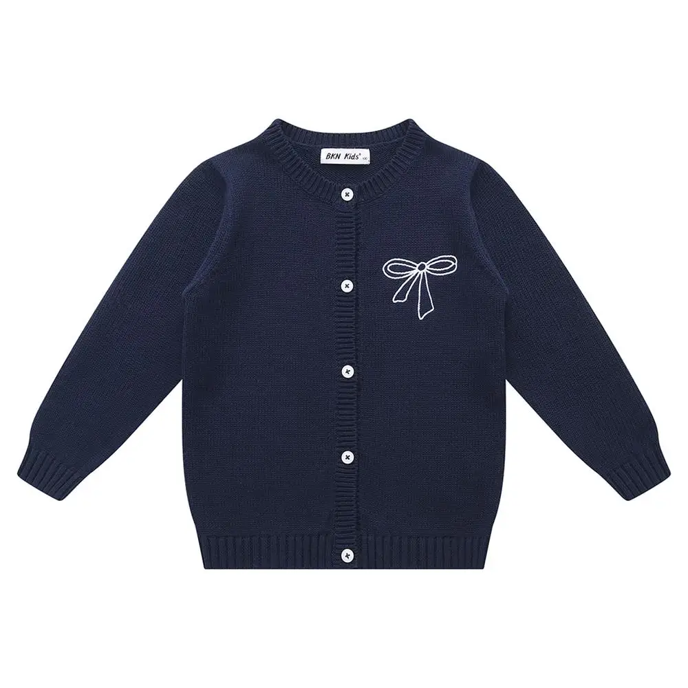 
Fashion Design Girls Cotton Sweater Pink Cardigan For Girls 