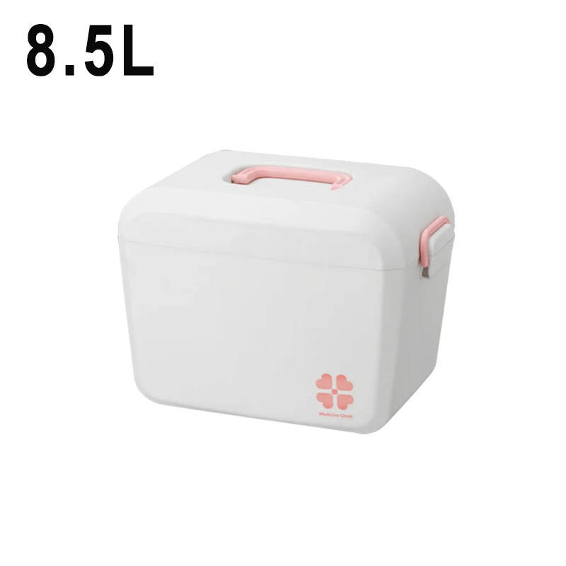 Portable Promotional Bulk Personalized Gifts First Aid Kit Box Plastic Storage Boxes & Bins With Lid Handle Removable Tray