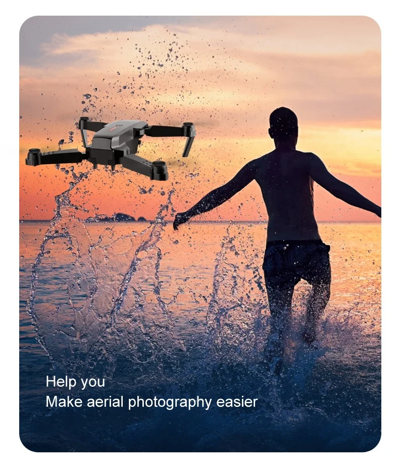 2023 E88 Pro Drone 4k Dual Camera Vr 3d Mode 15 Minutes Flying Battery Long Range Fpv Rc Foldable Mini Drone