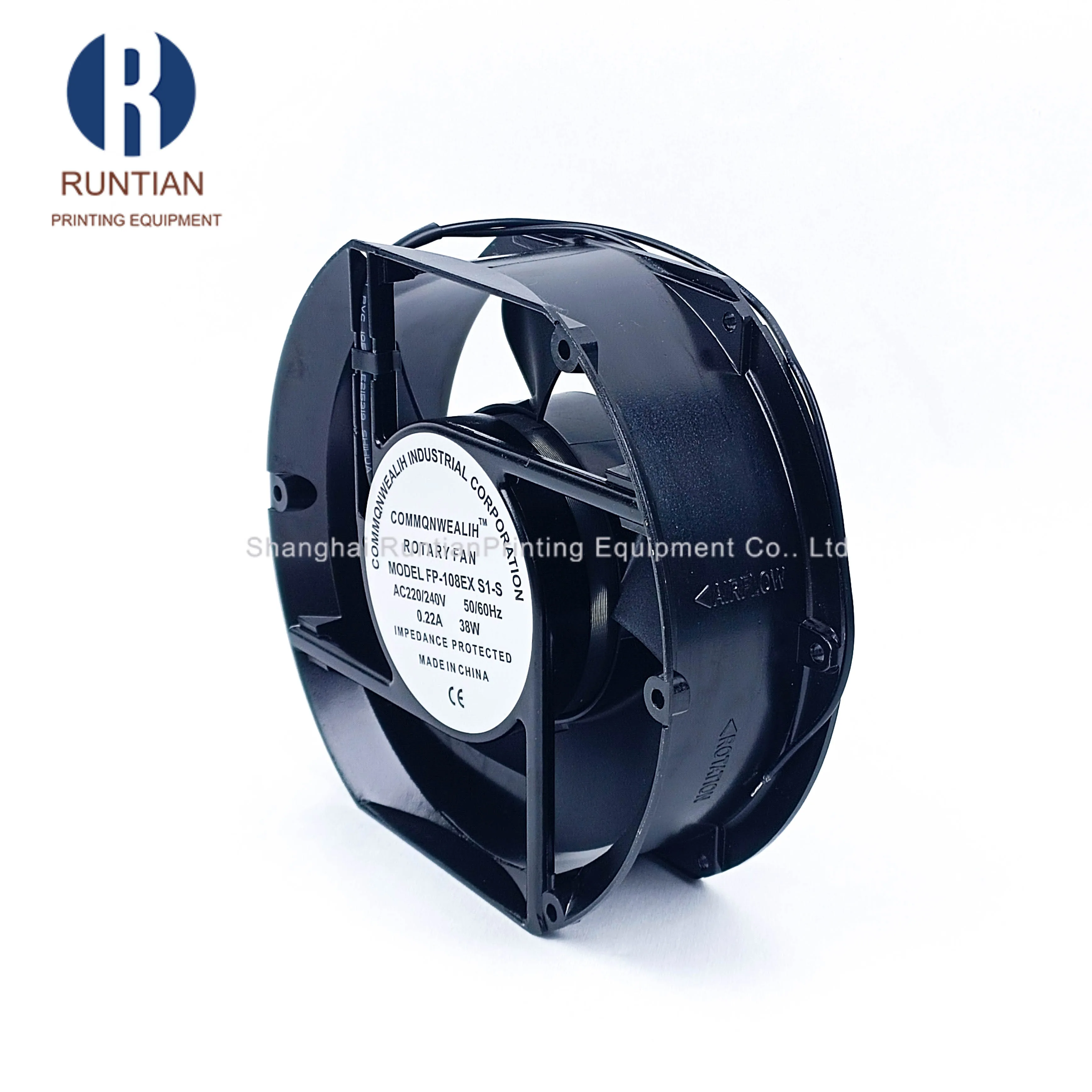 220V38W Новый 115 В офсетная печатная машина вентилятор для печати шопсполтинг заводской с регулируемой скоростью бумажный 204-6-1