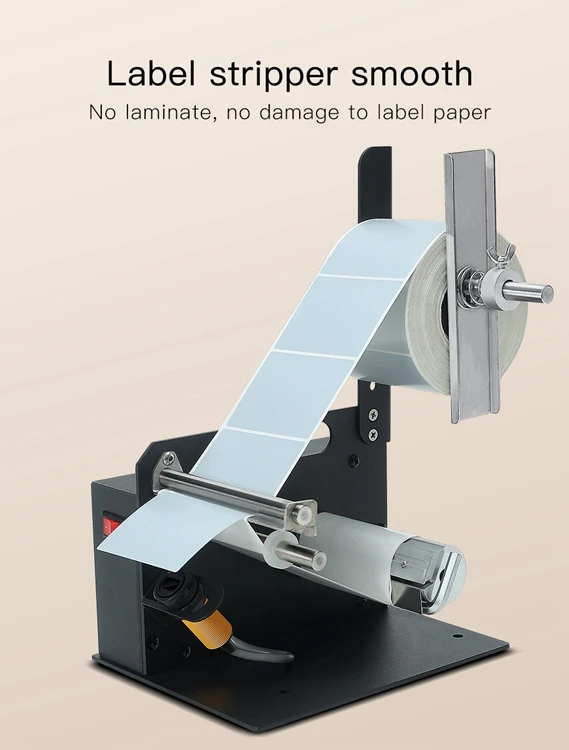 FengYiJie D58 Professional Multifunctional Full Automatic 108MM Tag Machine Electric Wire Stripper Dispenser Peel