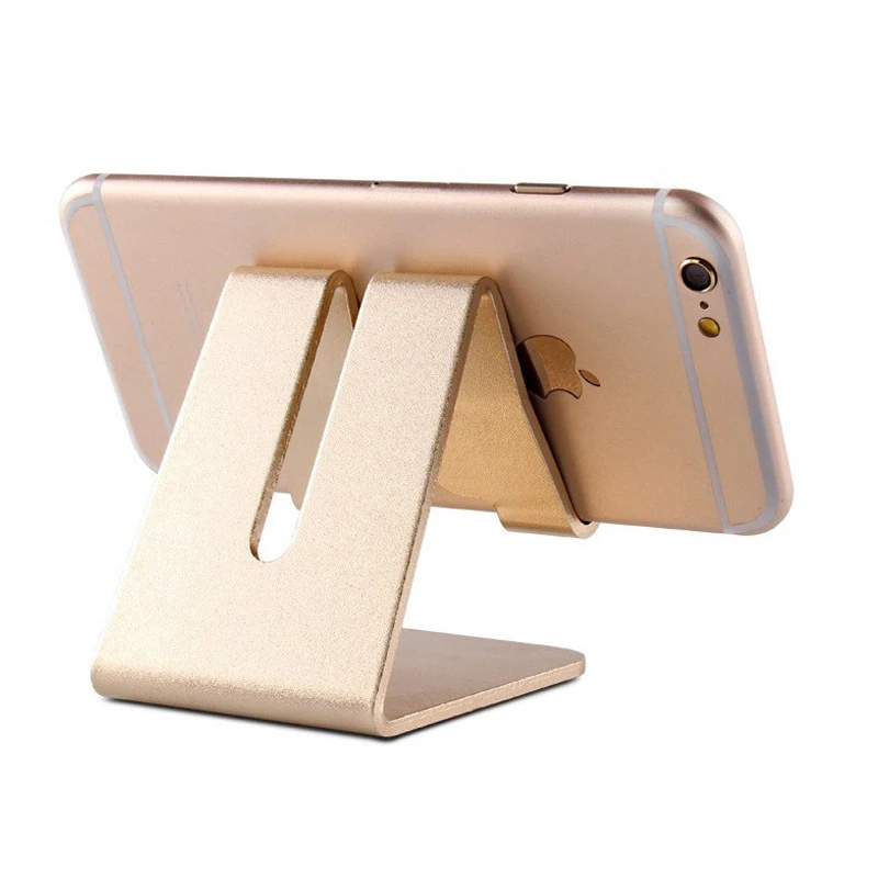 Custom Desktop Mobile Cellphone Bracket Metal Stand Desk Table Aluminum Alloy Universal Phone Holder