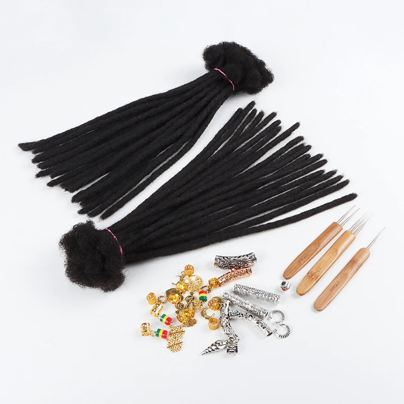 VAST 100% human hair dreadlock extensions handmade loc extensions lock extensions blonde afro kinky dreadlock packet of 100