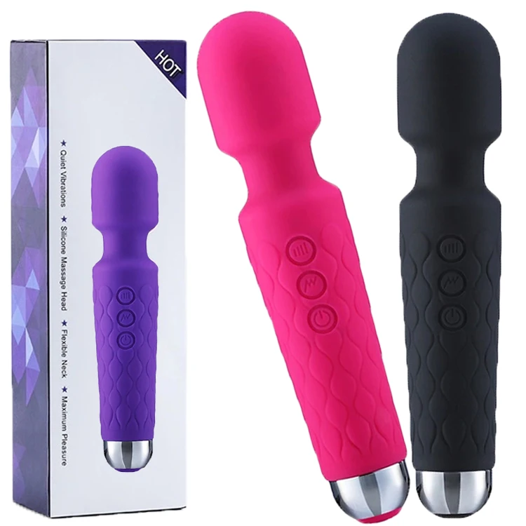 Wireless Electric Handheld Magic Av Personal Adult Sex Toys Powerful Fairy Long Rotating Dildo Vibrator Wand Massager For Women