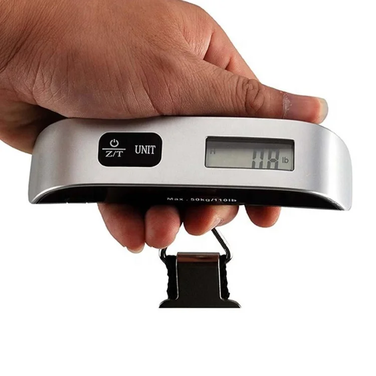 ABS Metal Electronic Digital Scale Portable LCD Weighting Balance Hanging Luggage Scale