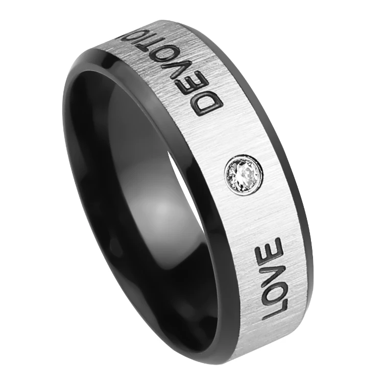 Высококачественное кольцо для влюбленных 316 L из нержавеющей стали Заготовки популярное дешевое