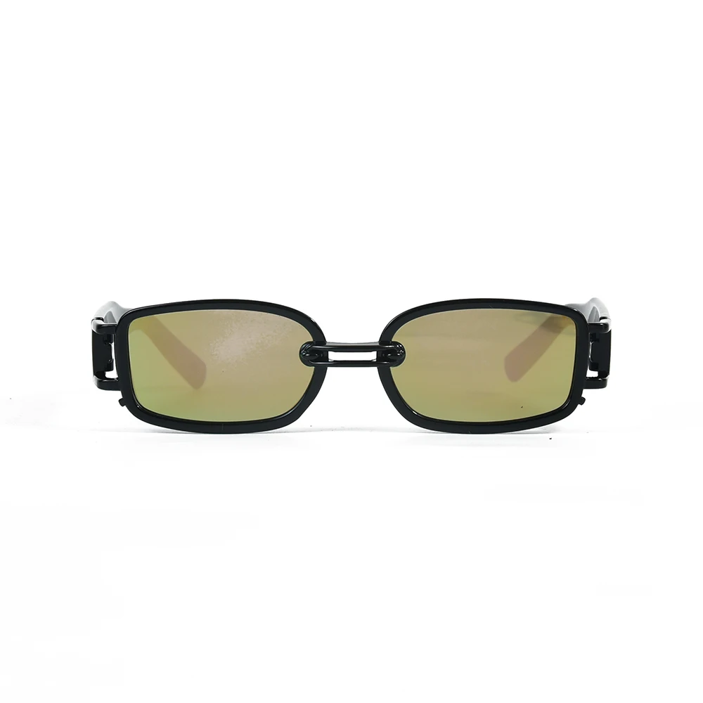 2023 Bulk Buy Funky Sunglasses Retro Vintage Fashion Shades Plastic Small Rectangle Sunglasses For Men For Women