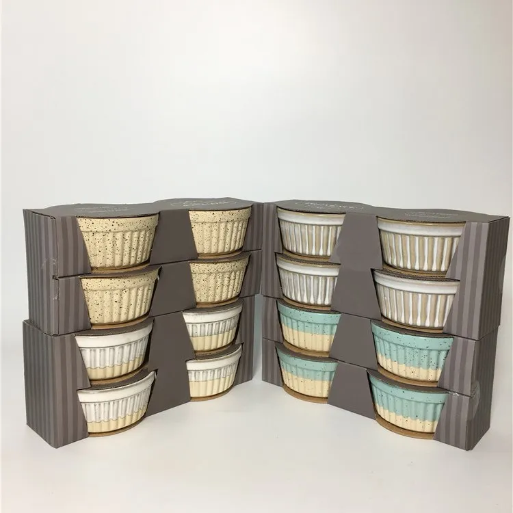  Оптовая продажа с фабрики 4 штуки Ресторан дома используется ramekin фарфоровая посуда для