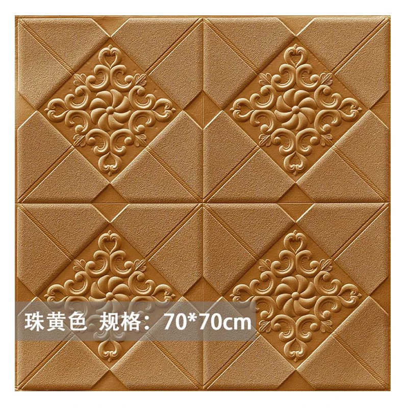 Wall paper for Sale Self Adhesive wall stickers tile foam brick 3d wall sticker wholesale home decoration color wallpaper