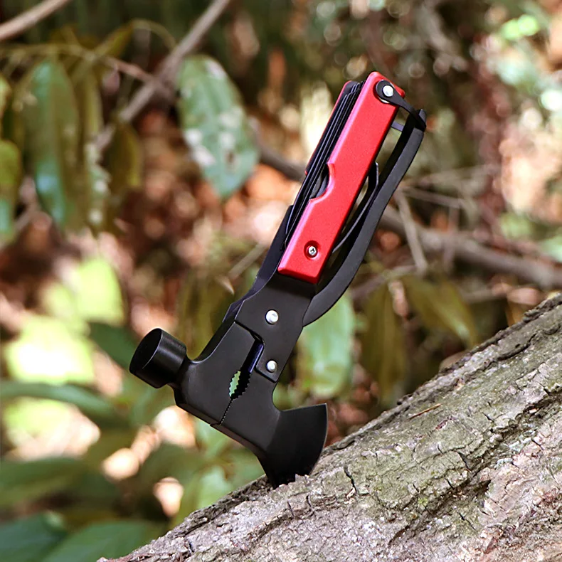 Hot Selling Folding Multi-function Car Emergency Escape Life-saving Hammer Outdoor Camping Multi-purpose Tool
