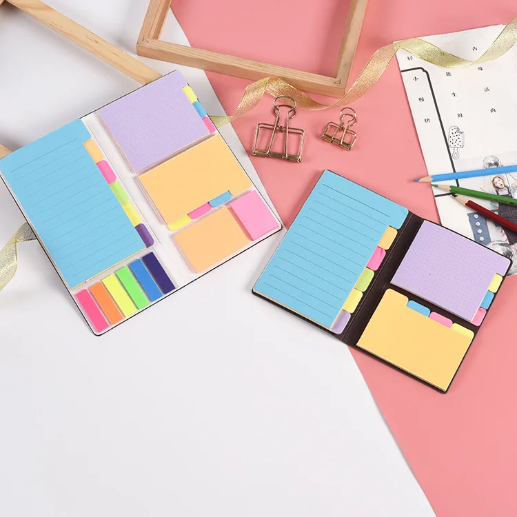 Cartoon Sticker Book Cute Self-Adhesive Memo Pad Sticky Notes Pad Stationery Custom Sticky Notes Different Shape Sticky Note