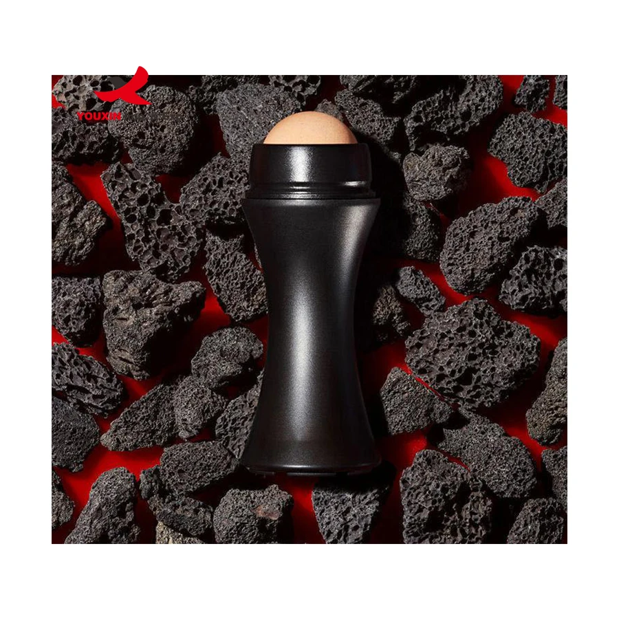 Hot Sale Face Oil Control Roller Reusable Massager Facial Skin Care Tools Natural Volcanic Stone Oil Absorbing Roller