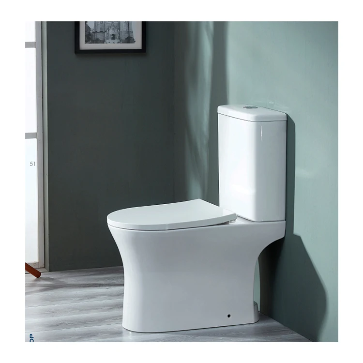 Керамическая санитарная посуда для ванной комнаты ORTONBATH Europe 3/4.5L унитаз без оправы из двух частей сиденье унитаза