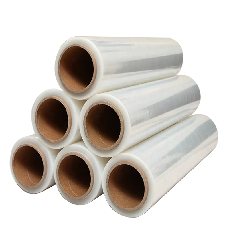 Factory Packaging LLDPE manufacture Transparent Pallet Wrap price jumbo roll hand Stretch Film