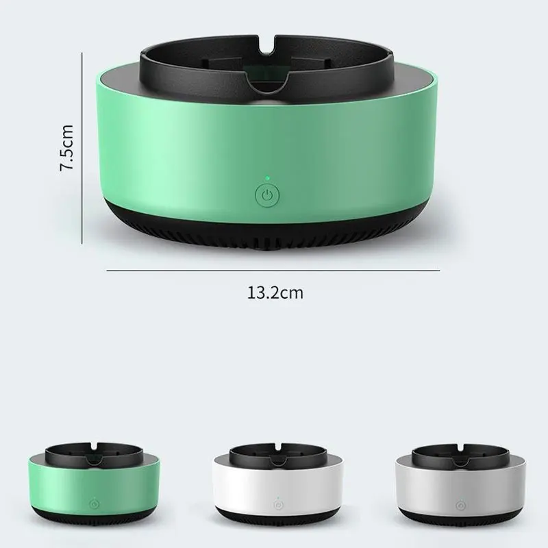 Multipurpose Ashtray with Air Purifier Function for Filtering Second-Hand Smoke From Cigarettes Remove Odor Smoking