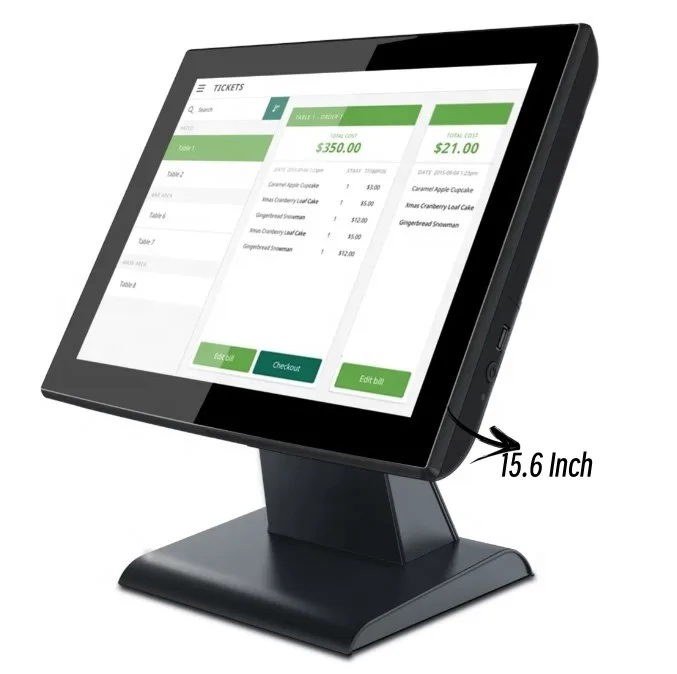 Micropos 15.6 inch touch screen order machine  android  pos machine all in one cash register pos