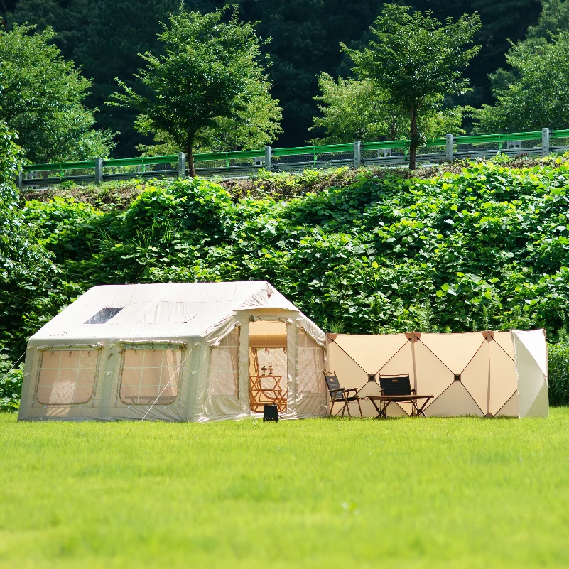 Curdy tent chinese factory cooky air tent17.28Square rice waterproof anti-uv inflatable travel tent