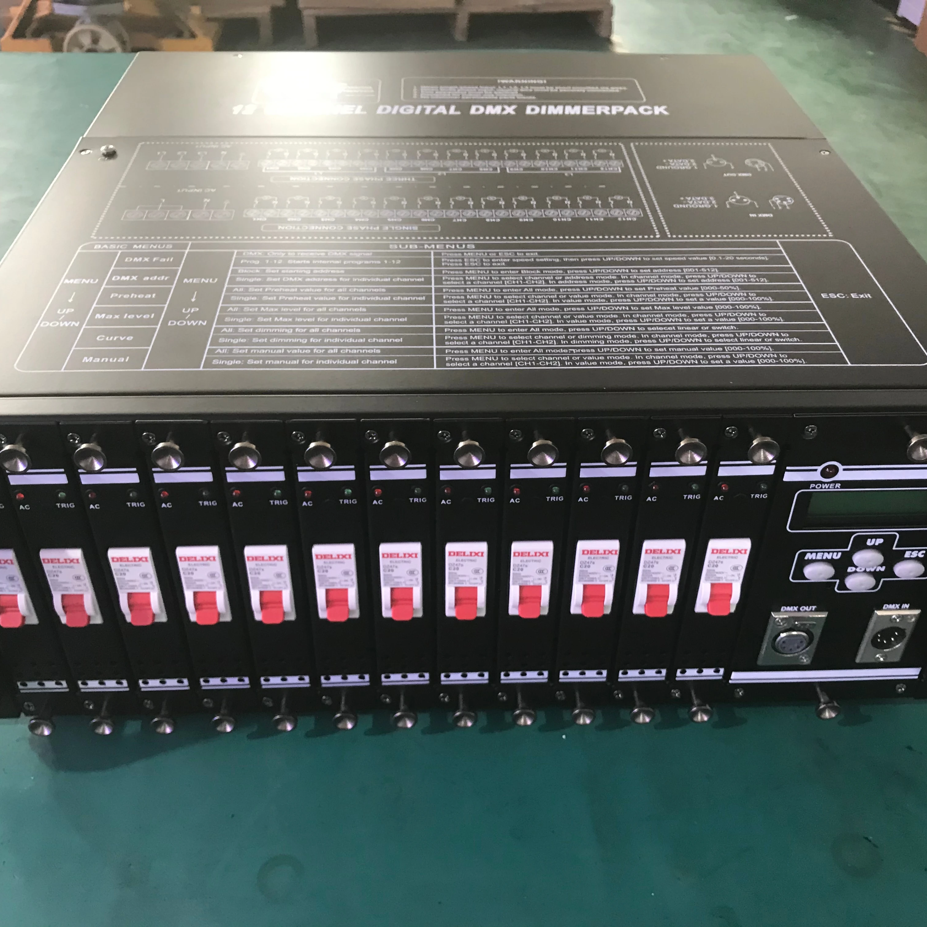 Dimmer Pack 12CH 6CH Dmx Programmable  Dimmer