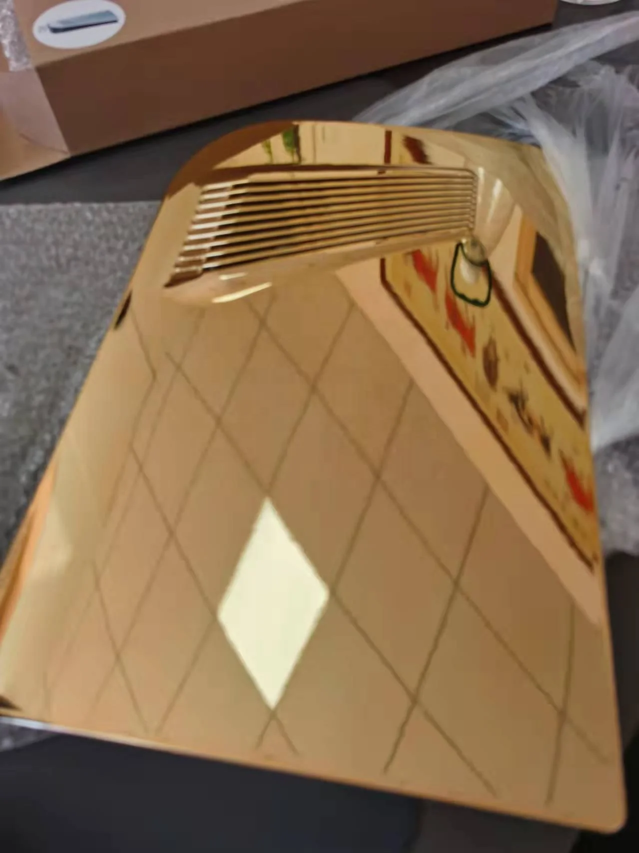 2022 Super Strong Hard Disc CD Shiny Gold P5 Faceplate , Electroplating P5 Shell with Fan Cooling Design Wholesale