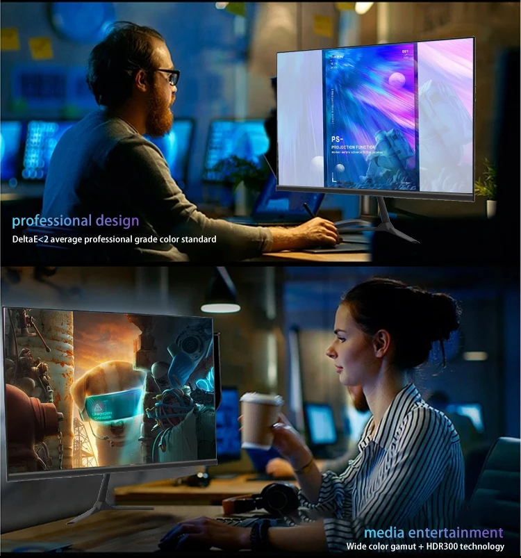 Cost Effective 24 Inch Wholesale price 1K 1080P Flat screen IPS Panel PC Monitor 60 165hz Gaming Monitor