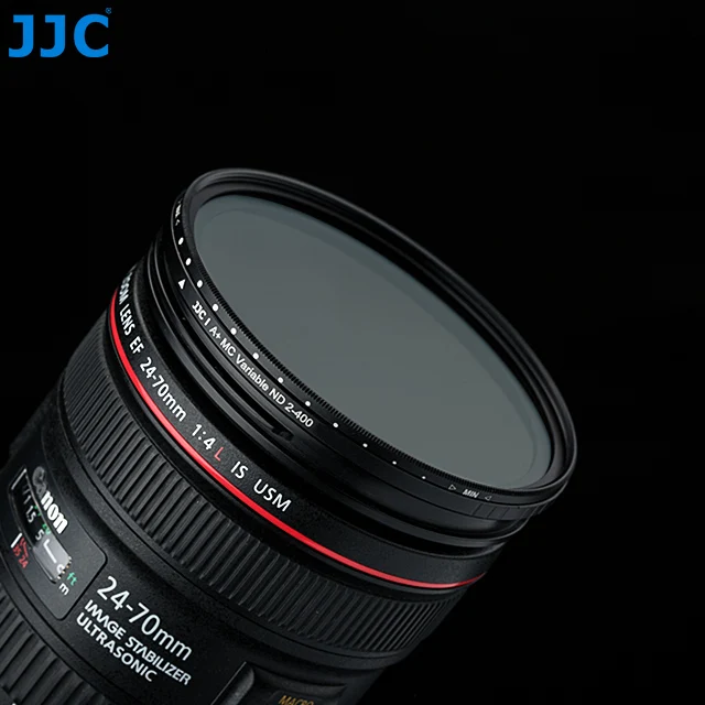 JJC F-NDV49 переменной фильтр нейтральной плотности для объектива фильтр УФ-фильтр 49 мм для объектива камеры ультра тонкий ND2-ND400 VND фильтр из оптического стекла