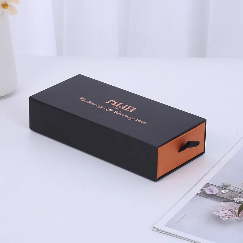 Рекламная картонная коробка от производителя, рождественские коробки для торта из крафт-бумаги, черная Подарочная коробка, индивидуальная подарочная коробка