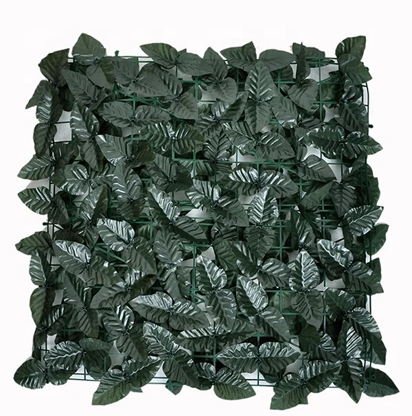 
Artifical plants artificial laurel leaf fence 