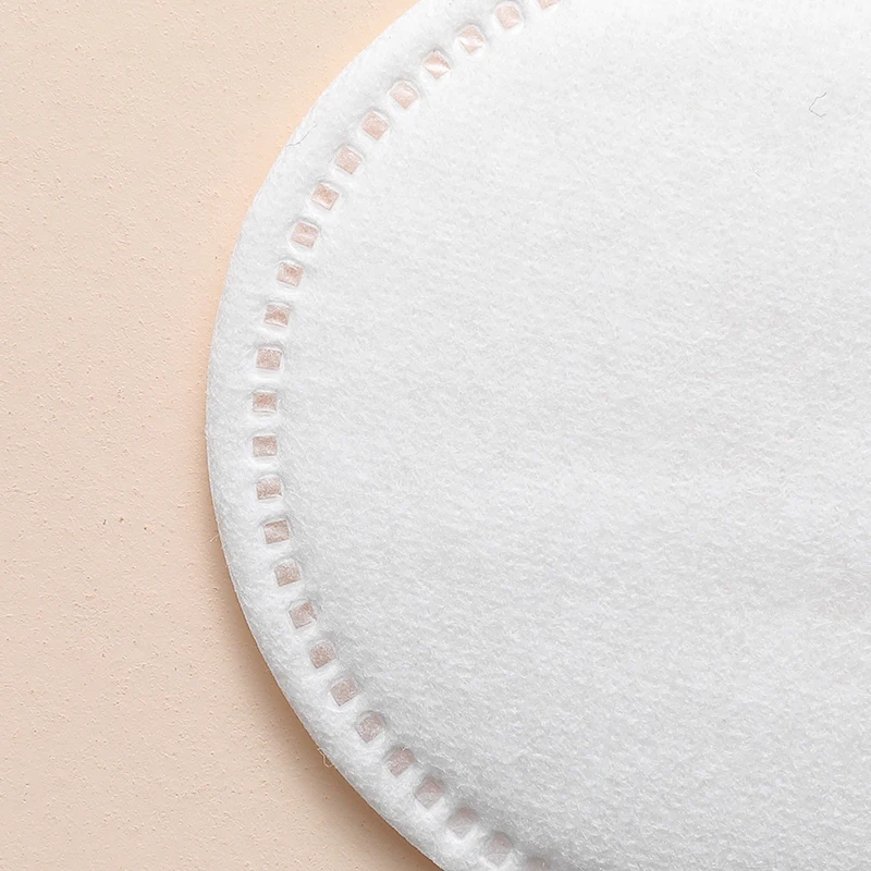 50PCS Round makeup cotton Clean Pads Cosmetic Non Woven Facial Cotton Pads Bags Top OEM Style Environmental Pure Package Eco