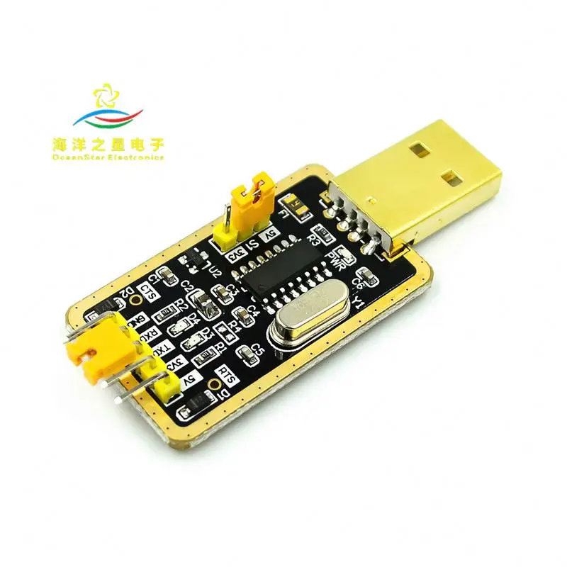 Tyrant gold CH340G RS232 liters USB to TTL module transfer jack in the nine upgrade small board ttl brush line