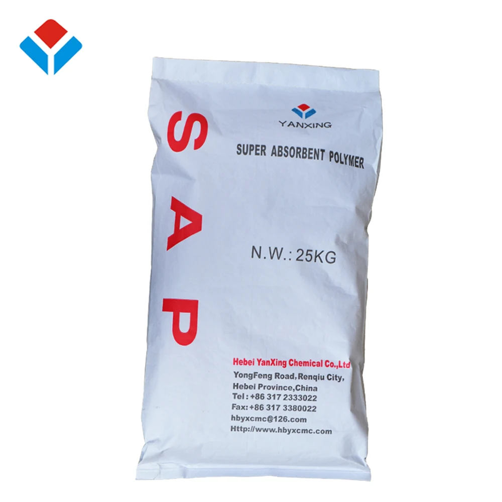raw material SAP Super Absorbent Polymer for Adult and baby diaper