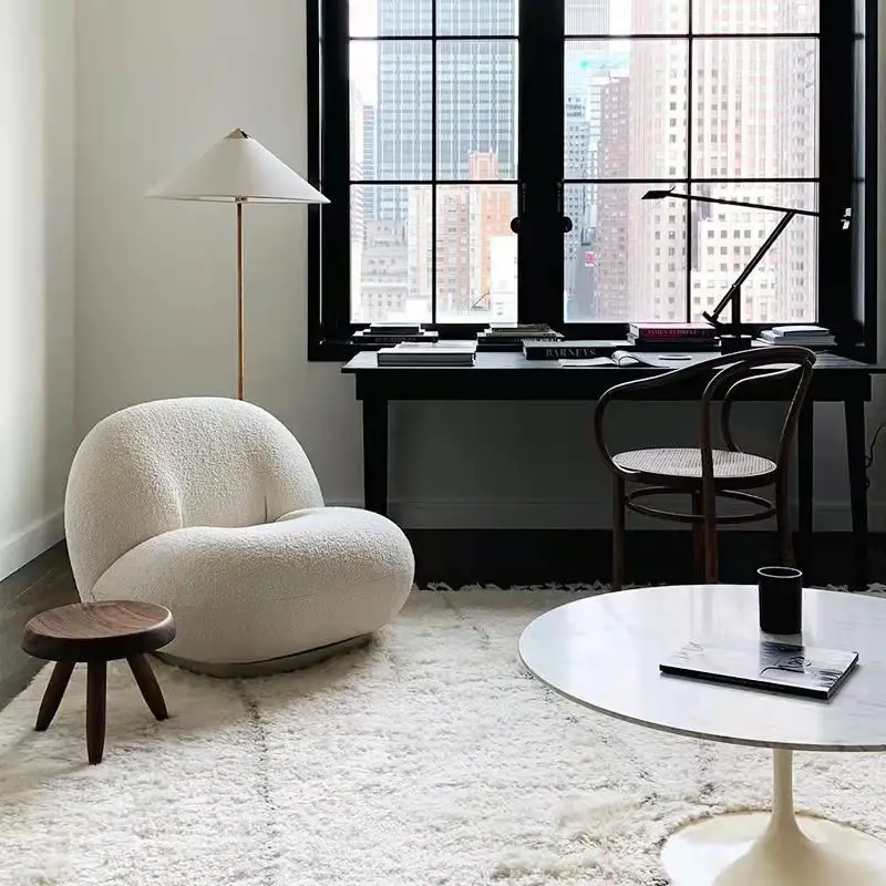 modern new design living room armchairs white  High Density Sponge Leisure Chair leisure quality single sofas