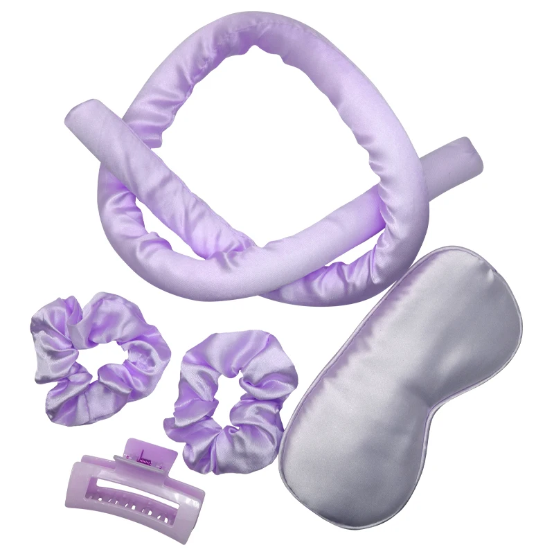 High quality portable use heatless hair curlers for long hair