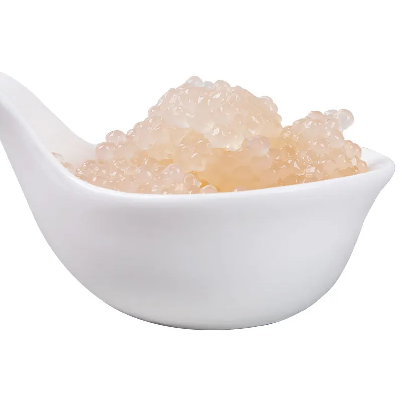 white sago seed Thailand bubble tea ingredients