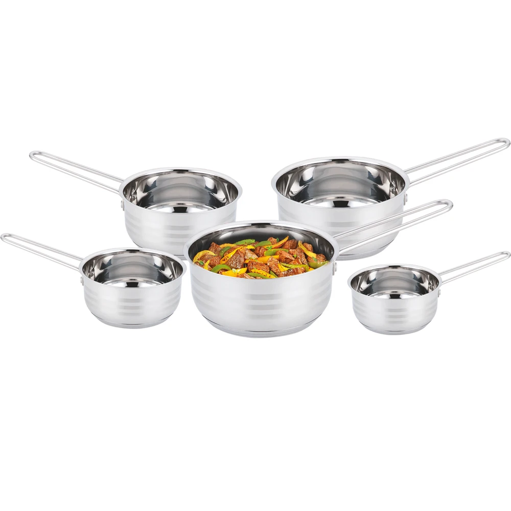 Hot sale No dirty corners easy to maintain pot cooking camping non stick pan cookware sets