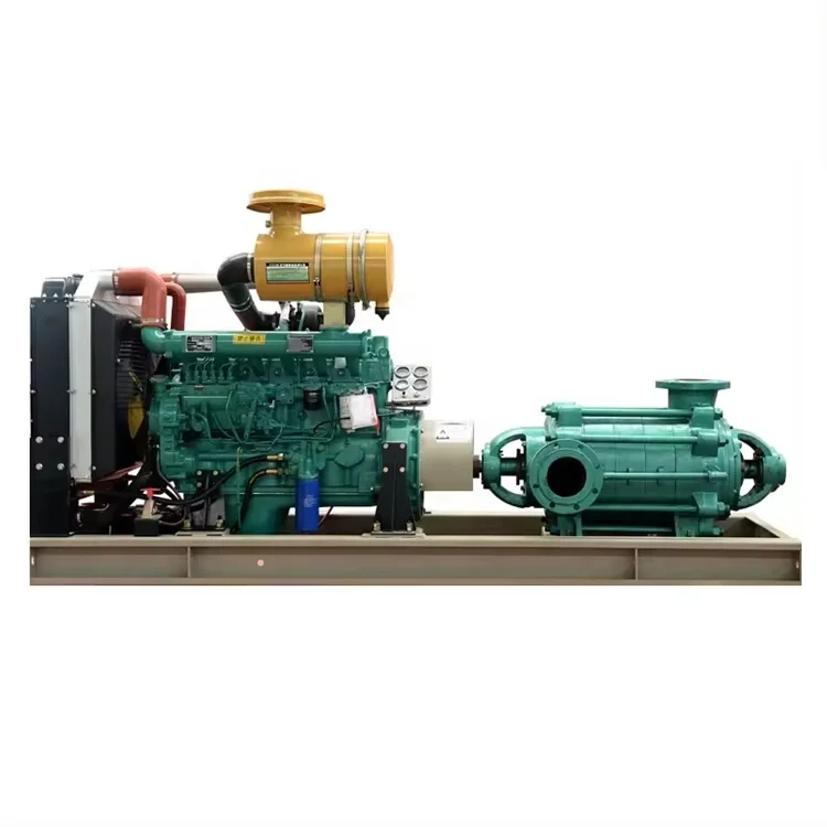 Diesel multistage High Head Fire Fighting Pumps System With Control Panel