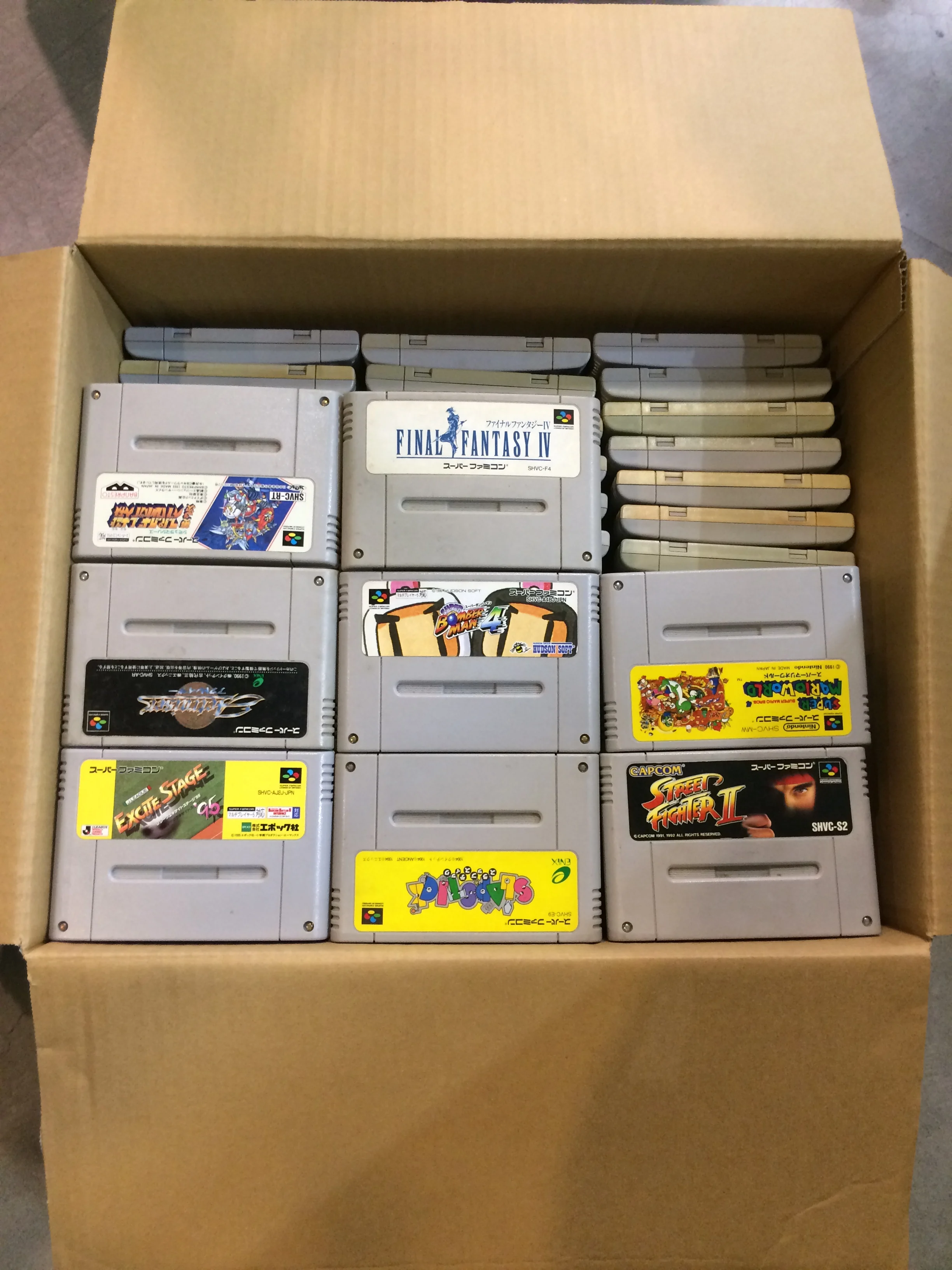 High popularity super nintendo cartridge family computer game