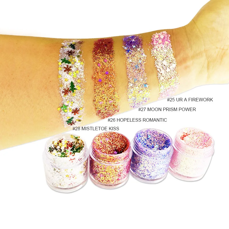 Wholesale cosmetics single eyeshadow glitter liquid chameleon eye shadow makeup