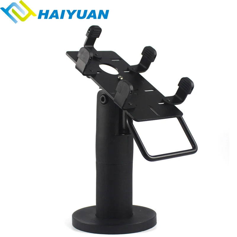 Swivel pos credit card machine metal desktop bracket stand for verifone terminal stand holder