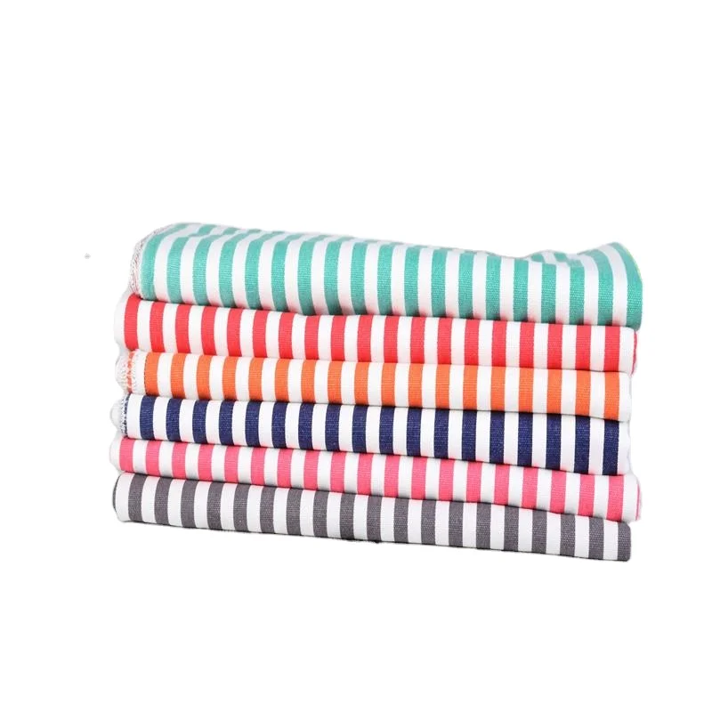 Хлопчатобумажная тканевая ткань с принтом, скатерть для стола, экологически безопасная хлопчатобумажная полосатая сумка 12 унций, чехол для дивана, тканевая банка