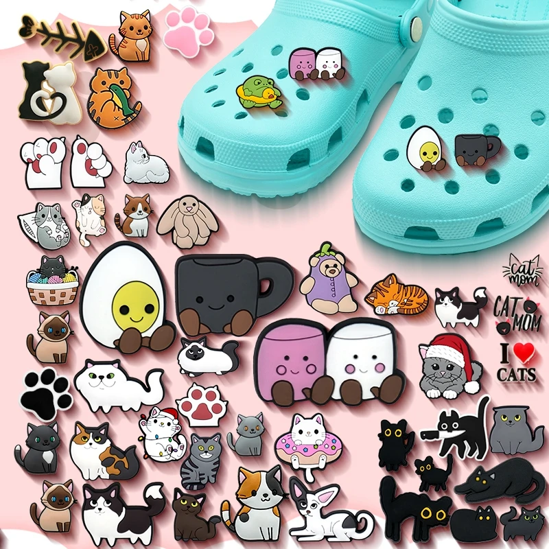 new arrival designer custom pvc jelly cat shoe charms jelly cat plush toy doll bunny toys character charms for diy shoes