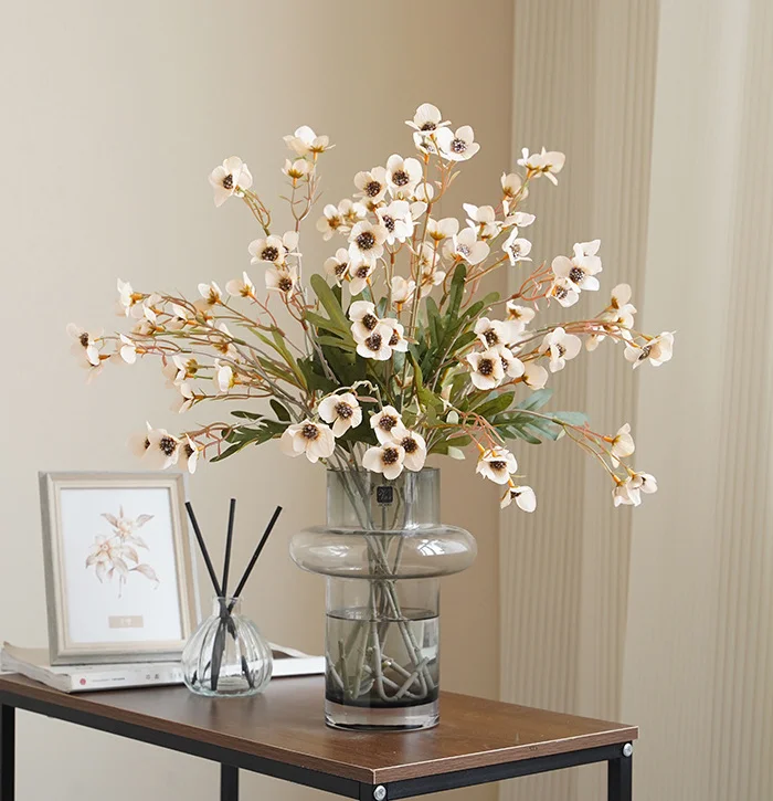 Artificial Flowers Wildflowers  Faux Simulation flowers Chimonanthus pentagonal wild hydrangea for wedding party Home Decor