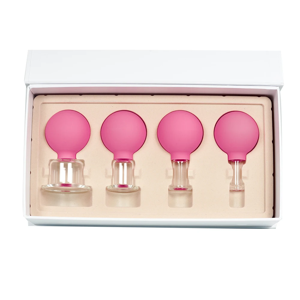 4pcs/set anti cellulite vacuum massage cupping set fantastic cupping cups set