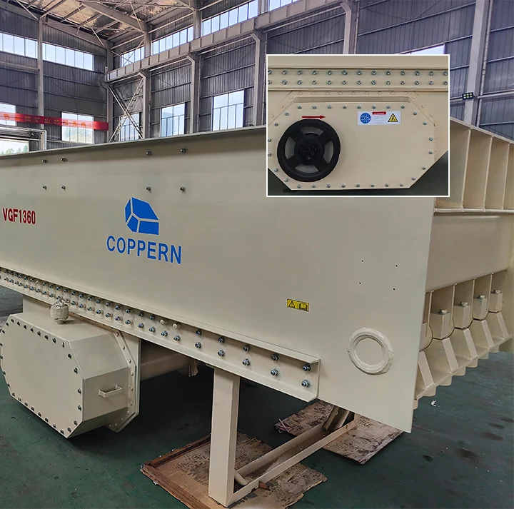 Производитель COPPERN напрямую поставляет высокопроизводительную кормушку для бара серии Vgf дробилка руды кормушка цена
