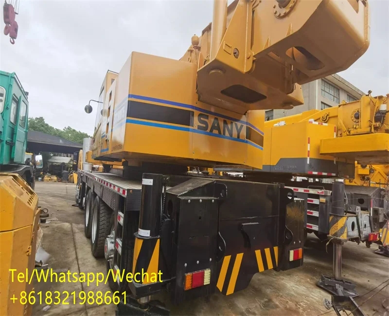 Подержанный Sany Stc1000t5 100ton автокран гидравлический кран для продажи